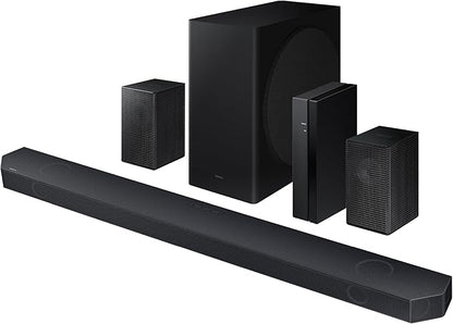 Samsung HW-Q910D 9.1.2 ch Soundbar w/Dolby Audio, Surround Sound Expansion, Adaptive Sound, Wireless Subwoofer, 2024
