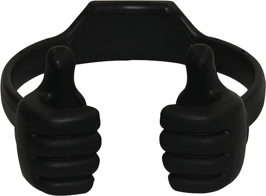 Honsky Cell Phone Stand Holder, Thumbs Up Lazy Phone Stand, Universal Adjustable Flexible, Cute Perfect Valentine's Day Gifts for Him/Her,Gifts for Couples, Compatible with Cell Phones & Tablets,Black