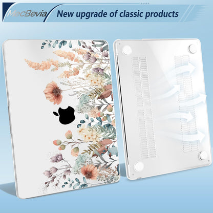 MecBevia Compatible with MacBook Air 15 inch Case M5 M4 M3 M2 2026-2023
