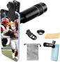22X Long Focus Telephoto Phone Lens for iPhone and Android, Zoom Cellphone Camera Lens with Phone Clip for Picture Video Taking