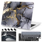 Teryeefi for MacBook Air 13 inch Case 2021 2020 2019 2018 Release (Model A2337 A2179 A1932 Retina Display with Touch ID), Plastic Hard Shell Case & Keyboard Cover for MacBook Air 13 M1, Gold Flowers