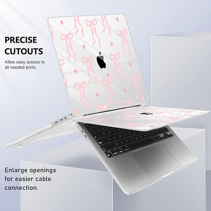 Lepeoac for MacBook Pro 16 inch Case 2019 2020 Release Model A2141, Plastic Hard Shell Cover with Keyboard Cover & Screen Protector for MacBook Pro 16 inch with Touch Bar & Touch ID, Bow