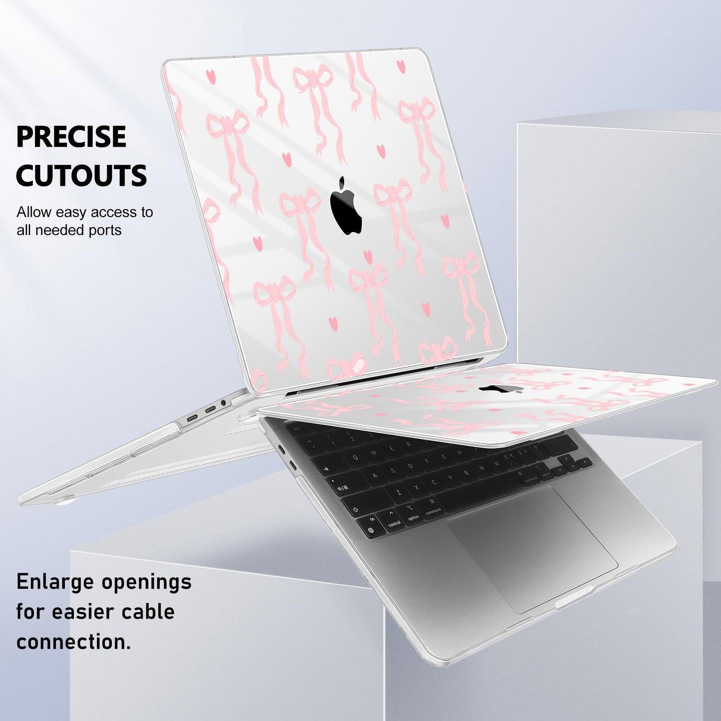 Lepeoac for MacBook Pro 16 inch Case 2019 2020 Release Model A2141, Plastic Hard Shell Cover with Keyboard Cover & Screen Protector for MacBook Pro 16 inch with Touch Bar & Touch ID, Bow