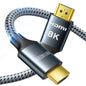 ARISKEEN 8K HDMI Cable 13 FT, 48Gbps High Speed HDMI 2.1 Cable, 8K 60Hz, 4K 120Hz 144Hz Braided HDMI Cord - 13 Feet