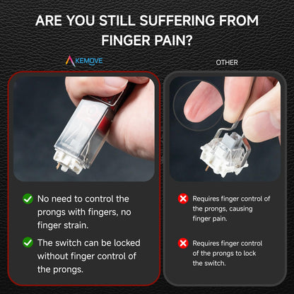 KEMOVE P10 2-in-1 Semi-Auto Switch & Keycap Puller for Mechanical Keyboard