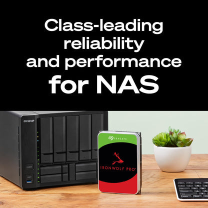 Seagate IronWolf Pro 24TB Enterprise NAS Internal HDD Hard Drive – CMR 3.5 Inch SATA 6Gb/s 7200 RPM 512MB Cache for RAID Network Attached Storage, Rescue Services (ST24000NT002)