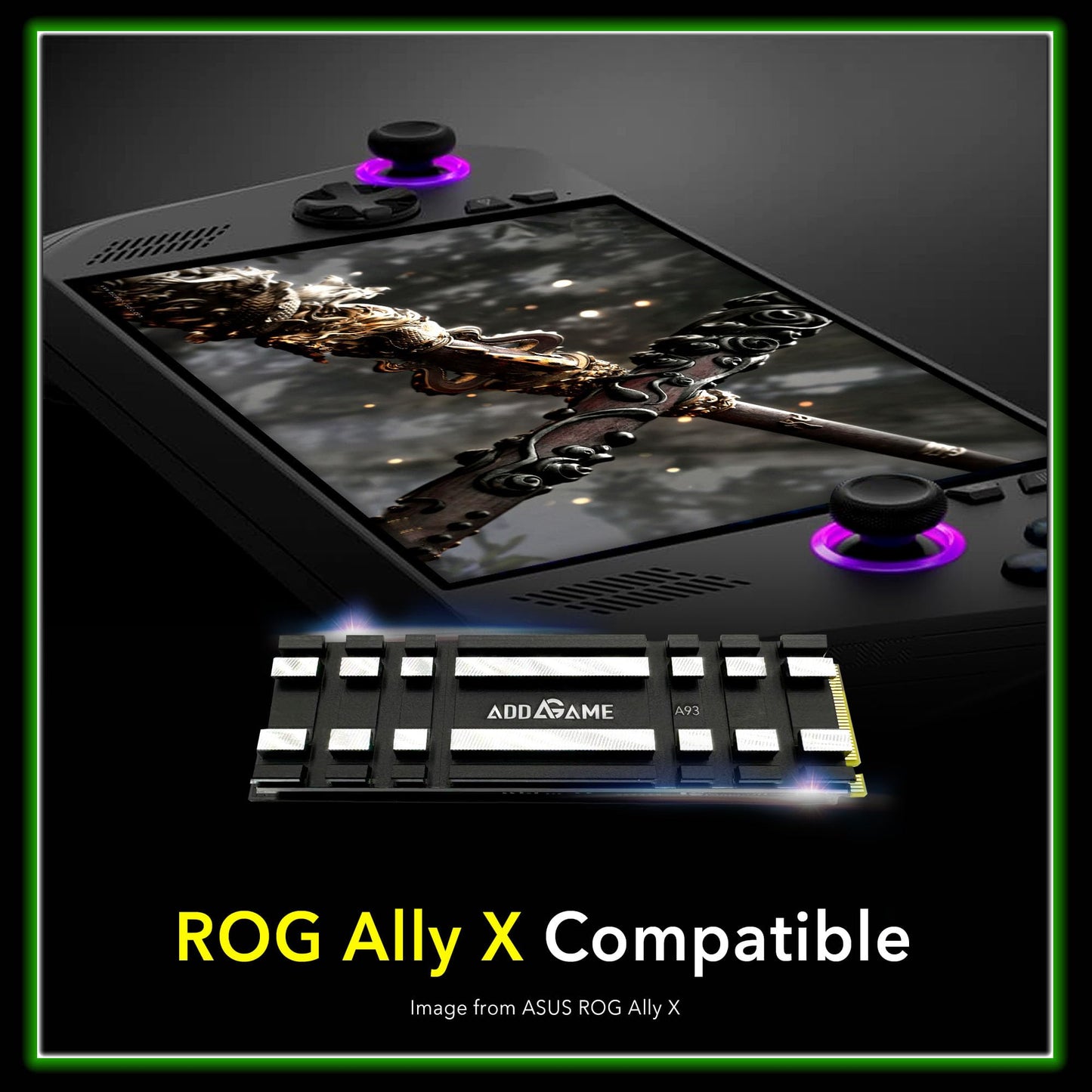 Addlink A93 4TB Storage Expansion for PS5 Console with Heatsink, Up to 7400mb/s, Gen 4 PCIe NVMe m.2 2280, SLC Cache Internal Solid State Drive(‎ad4TBA93M2P)