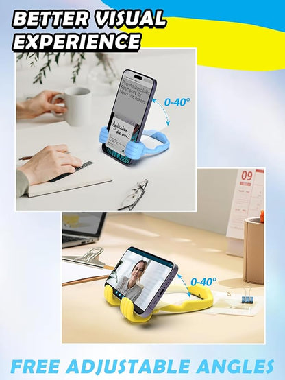 Back to School Supplies Gifts for Girls Boys Cell Phone Holder: Trendy Stuff Teenager Tween Mom Wife Thumbs Up Lazy Cellphone Stand for Desk Funny Idea Who Have Everything Christmas Stocking Stuffers