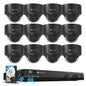 4COVR PoE 16 Camera Security System 4K for Business & 4TB HDD, LY54AB8M1616