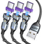 AUFU 16PIN USB-C Magnetic Charging Cable 3-Pack