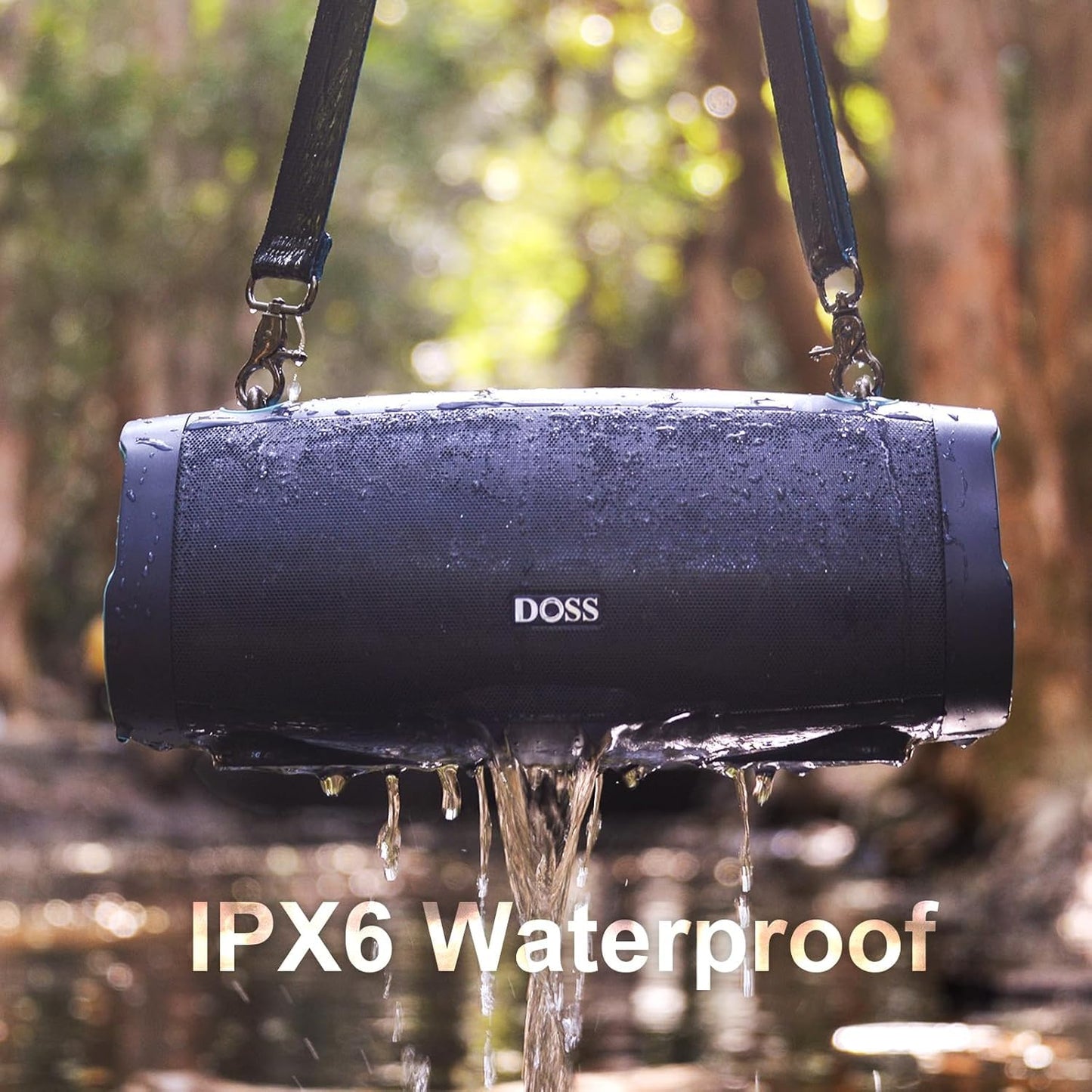 DOSS Extreme Boom Pro D100 Wireless Bluetooth Speaker, IPX6 Waterproof