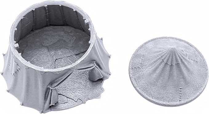 EnderToys Traveler's Camp I by Printable Scenery, 3D Printed Tabletop RPG Scenery and Wargame Terrain 28mm Miniatures