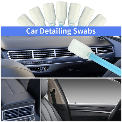 5.9" Foam Cleaning Swabs Lint-Free Lab/Printer/Optical Printheads 100 Pcs Foam Swabs for Inkjet Printheads, Sensors, Cameras and Gun Cleaning