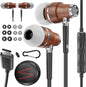 Symphonized Premium Wooden Wired Earbuds with Microphone (Lightning)