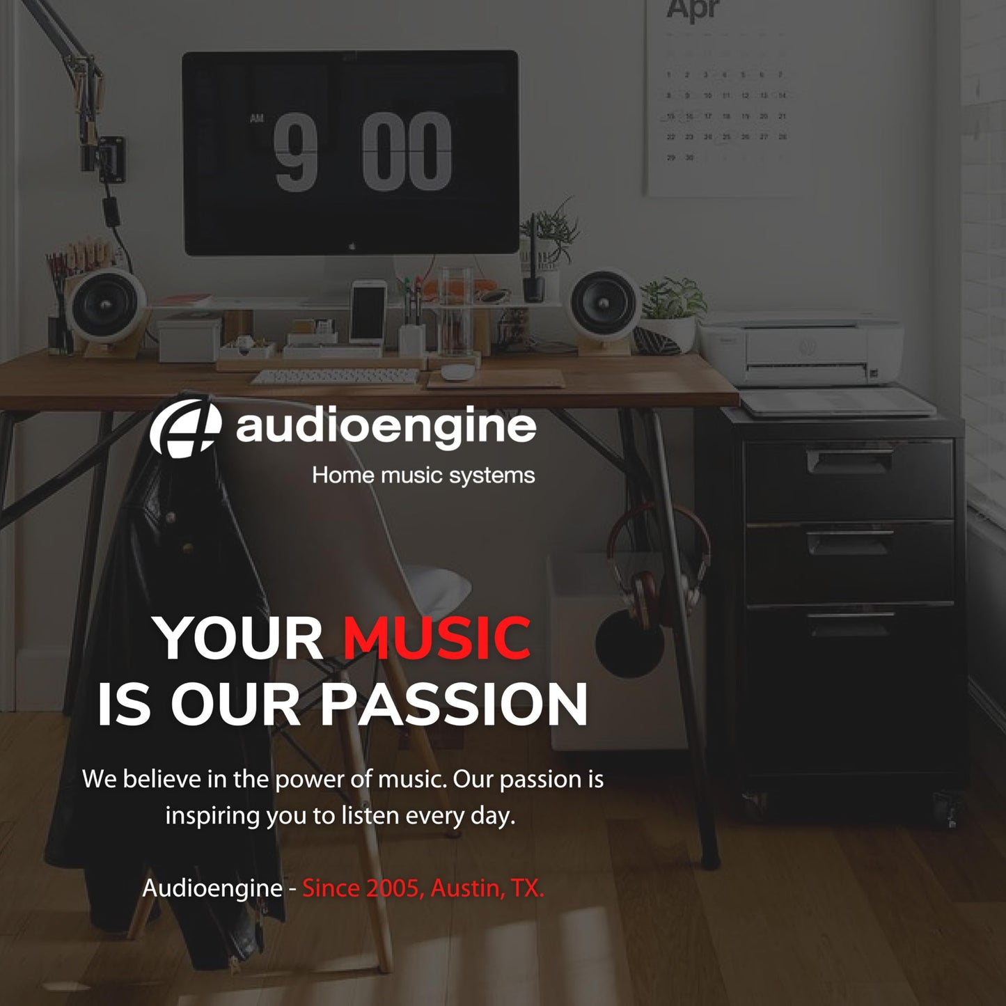 Audioengine S8 Powered Subwoofer – 250W Wireless-Ready 8-Inch Bass Speaker