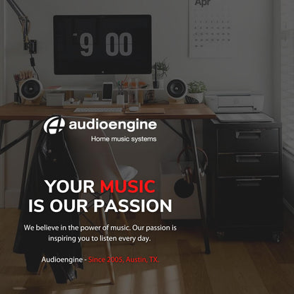 Audioengine S8 Powered Subwoofer – 250W Wireless-Ready 8-Inch Bass Speaker