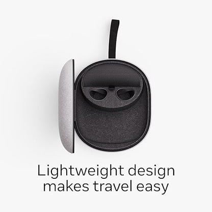 Meta Quest Compact Carrying Case — Works with Meta Quest 3/3S — Refreshed Compact Design — Fits Quest 3/3S, Touch Plus Controller, Active Straps, Charging Cable, and Adapter