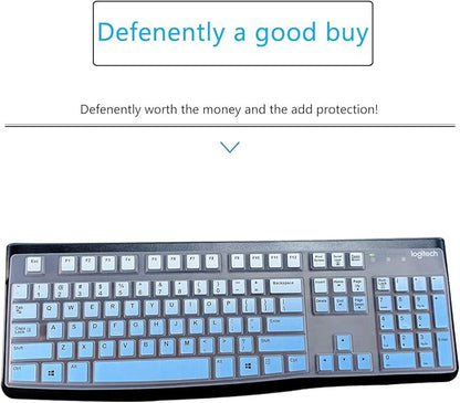 MUBUY Keyboard Cover & Skin Protector for Logitech MK120 - keyboard Protective Skin, US Layout