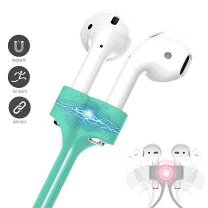 cobcobb Ultra Strong Magnetic Airpod Pro Strap Anti-Lost Cord Sports Lanyard Compatible with Airpods 3rd 2nd Generation Pro 3 2 1 (Mint)