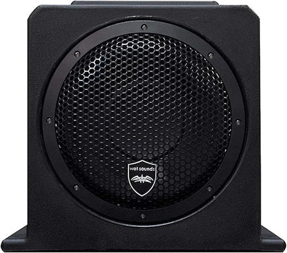 wet sounds Package - Black Stealth 10 Ultra HD Sound Bar w/Remote and AS-10 10" 500 Watt Powered Stealth Subwoofer