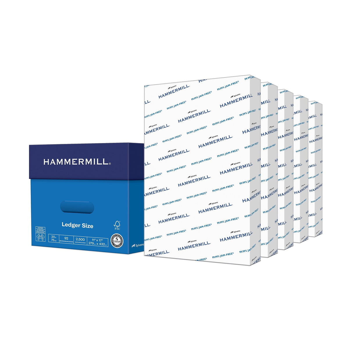 Hammermill Printer Paper, 20 lb Copy Paper, 8.5 x 11 - 10 Ream (5,000 Sheets) - 92 Bright, Made in the USA