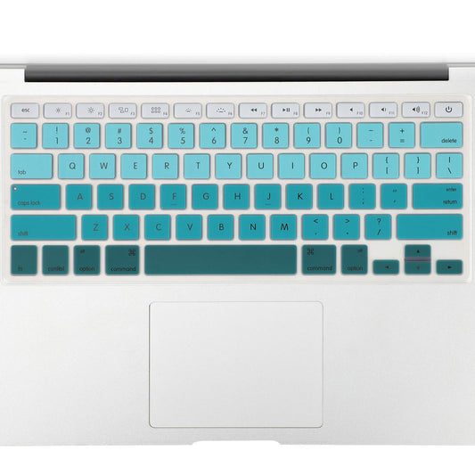 Allinside Green Ombre Keyboard Cover Skin for MacBook Pro 13" 15" 17" (2015 or Older Version), MacBook Air 13" A1369/A1466, Older iMac Wireless Keyboard MC184LL/B