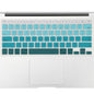 Allinside Green Ombre Keyboard Cover Skin for MacBook Pro 13" 15" 17" (2015 or Older Version), MacBook Air 13" A1369/A1466, Older iMac Wireless Keyboard MC184LL/B