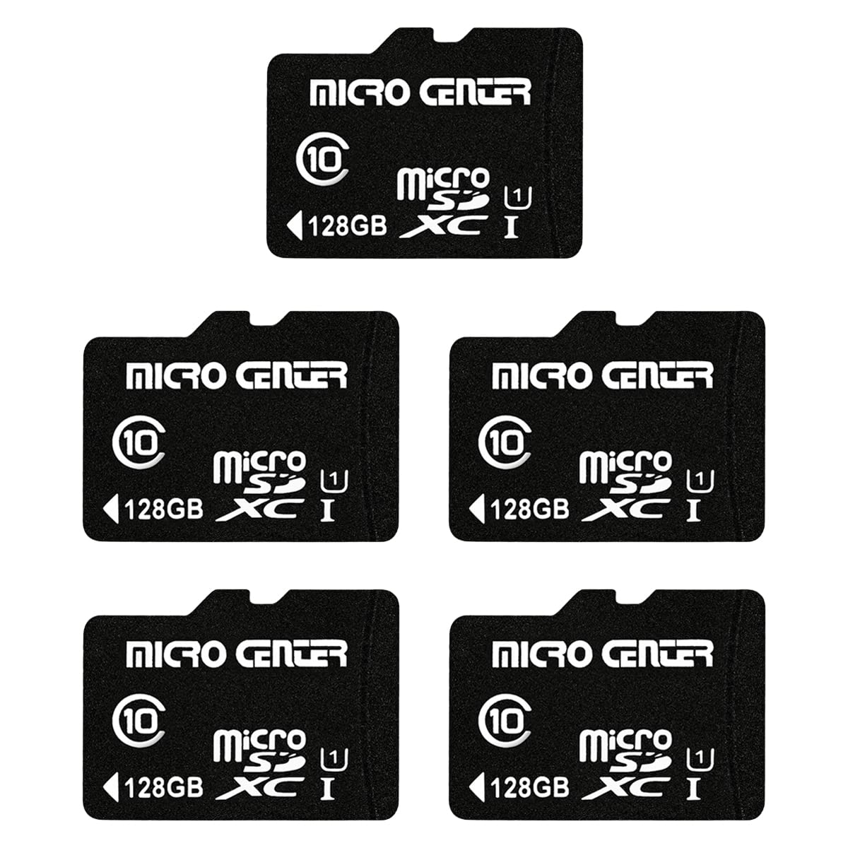 Micro Center 16GB Class 10 MicroSDHC Flash Memory Card with Adapter, 10Pack