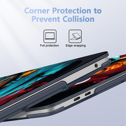 Lepeoac Case for MacBook Pro 13 inch Case M2 2022-2016 A2338 M1 A2251 A2289 A2159 A1989 A1708 A1706, Plastic Hard Shell + Keyboard Cover + Dust Plug, Elephant Hoodie