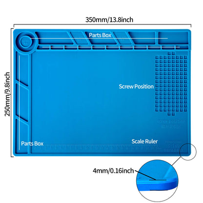 Kaisi S140 Magnetic Insulation Silicone Soldering Mat Magnetic Repair Mat