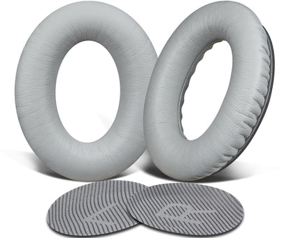 SoloWIT Earpads for Bose QC35, QC35 ii, QC45 - Silver