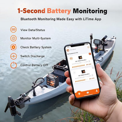 LiTime 12V 100Ah Xtra-Mini Bluetooth Small LiFePO4 Battery (3)