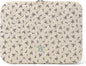 Puffy Laptop Sleeve 13-15.6 Inch Cute Quilted Laptop Protective Case Padded Floral Computer Sleeve for MacBook (A-Black, 11 Inch)