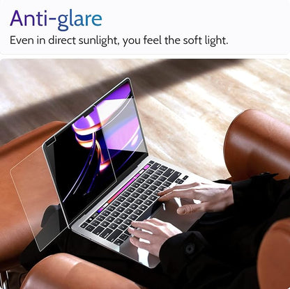 3-Pack Anti Blue Light Screen Protector for MacBook Air 13.6/13 Inch (2022-2025, M2 M3 M4 Chip), 13.6inch Mac Laptop Glare Filter Uv Blocker Shield Cover Eye Protection Film