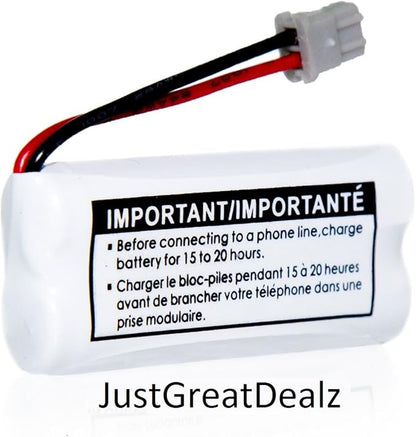 JustGreatDealz Battery BT-1021 BT1021 BBTG0798001 for Uniden Cordless Handset Telephones (3-Pack)