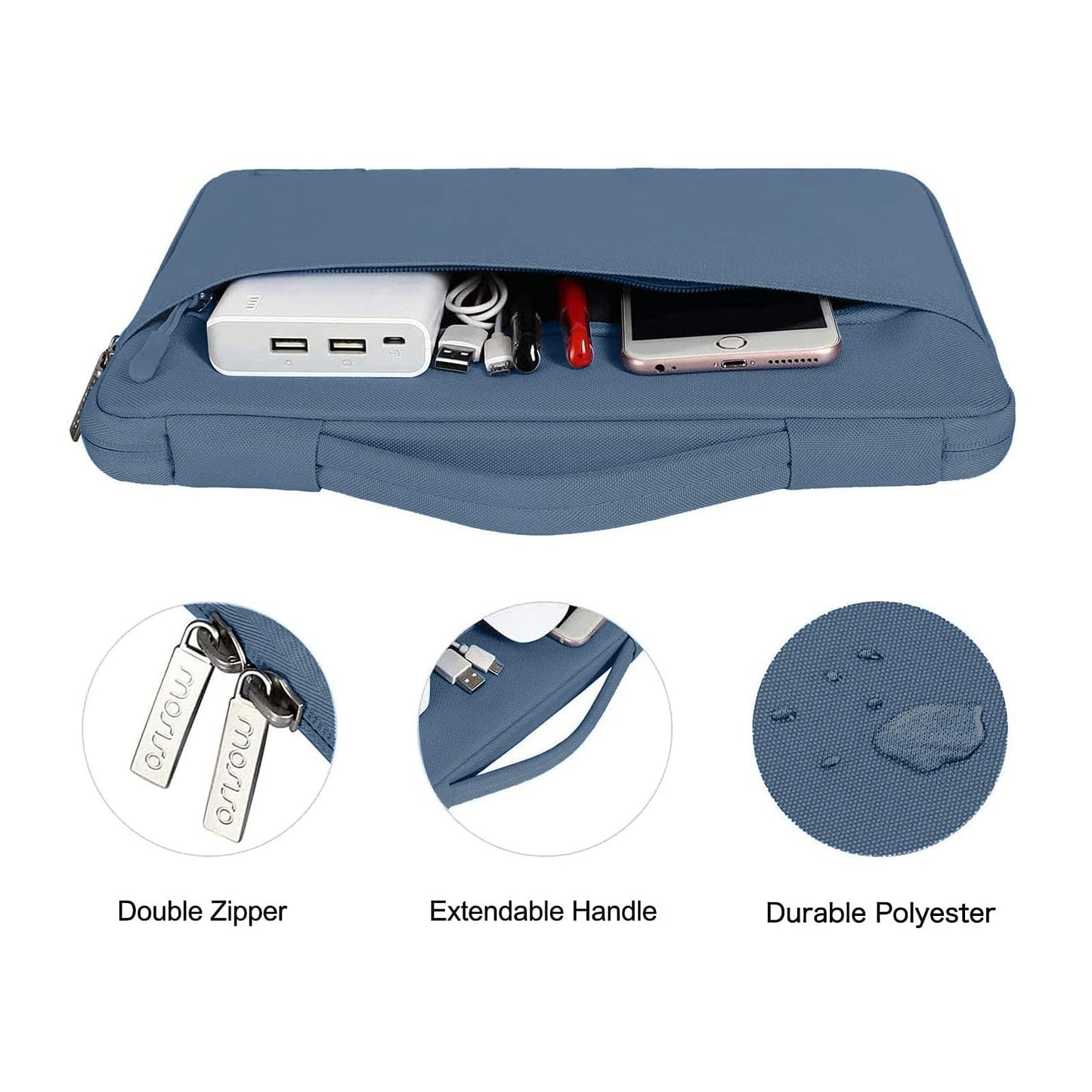 MOSISO Compatible with MacBook Air 13 inch Case M5 2026 M4 M3 M2 2025-2022