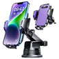 [True Military-Grade] Car Phone Holder VANMASS [Upgraded Strongest Suction&Clip] Cell Phone Mount for Dashboard Windshield Vent Kit, Truck Cradle Stand for iPhone 17 Pro Max 16 15 14 Android,Ink Black
