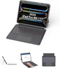 EIP Bluetooth Keyboard Case for iPad Pro 11 inch (M4) 2024, 11" Magnetic Detachable Cover with Trackpad, Patented Stylus Shortcuts, 7-Color Backlit Keys, Slim Protective Smart Case