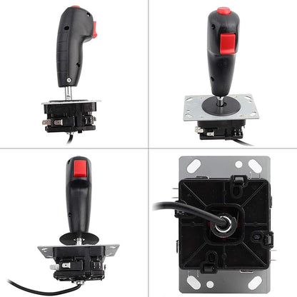TOPINCN 8 Way Flight Joystick with Top Fire Button, Game Controller Kit for Simulation