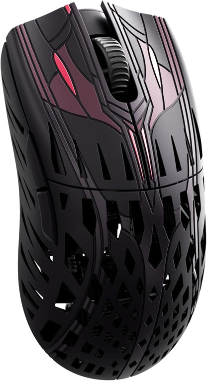 PWNAGE Trinity Wireless Gaming Mouse 8kHz - 39 Grams Ultralight Esports Pro Gamer Flawless Professional Custom Xero PAW3950 Optical Sensor 36,000 DPI - 8000Hz -100% PTFE Skates Symm 2 - Sakura Samurai