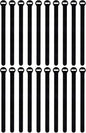 Self-Gripping Cable Ties by Wrap-It Storage - 12" (20-pack) Black