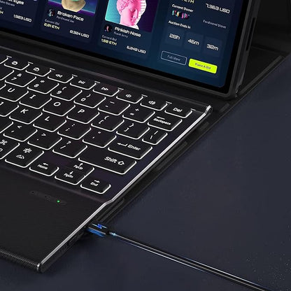 Sahara - Navigate Series Keyboard Case with Track Pad for iPad Pro (M4) 11" 2024, Black, (TB00402)