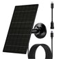 FUTUREZEN 13W Solar Panel for Security Cameras, USB-C/USB/DC, White, 1 Pack