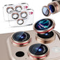 X-it 2 Pack Camera Lens Protector, Shatterproof Anti-Scratch Ultra HD Camera Protector, Anti-Glare Tempered Glass Lens Protector for iPhone 16 Pro Max/16Pro/15 Pro Max/15Pro/14 Pro Max/14Pro,GoldenRed
