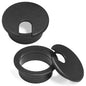 2 Pcs Desk Grommet 1.5Inch, ABS Plastic Desk Hole Cover, U-Shaped Desk Wire Hole Insert for Office Home School Computer Desk Equipment Cable Cord Organizer