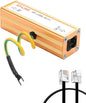 CERRXIAN RJ11 Telephone Fax Surge Protector RJ11 Thunder Arrester Protection Device Audio Telephone Protector AP-LINK-RJ11 110V