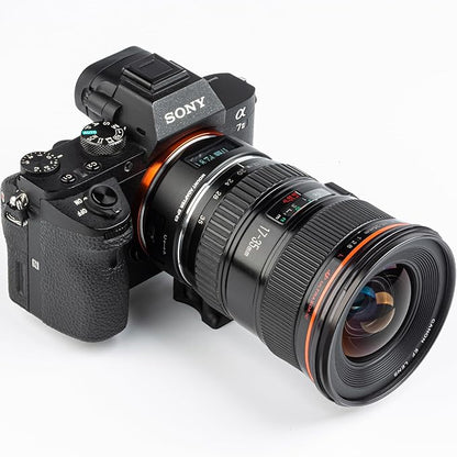 VILTROX EF-E5 Lens Mount Adapter EF/EF-S to E-Mount Auto Focus Lens Converter Ring Compatible with Canon EF/EF-S Lens to Sony E Mount A9 A9II A9III A7V A7IV A7III A7II A7 a6700 a6600 a6400