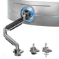 Heavy Duty Single Monitor Mount for 13"-49" Curved Screens with USB, Black