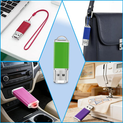 8GB Flash Drive 20Pack Bulk USB Thumb Drive Nicepicten USB 2.0 Memory Stick