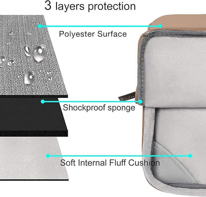 MOSISO Compatible with MacBook Air 13 inch Case 2025 2024 2023 2022 M4 A3240 M3 A3113 M2 A2681, Hard Shell&Sleeve Bag&Keyboard Skin&Webcam Cover&Screen Film for MacBook Air 13.6 inch, Bronze Brown